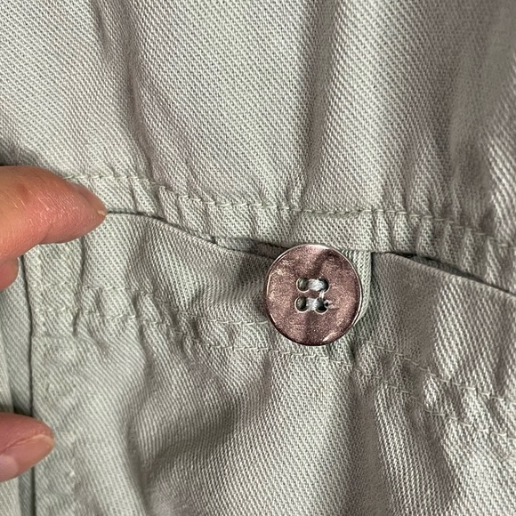 Melrose Studio Light Green Women’s Jacket Windbreaker Size L - Picture 3 of 15